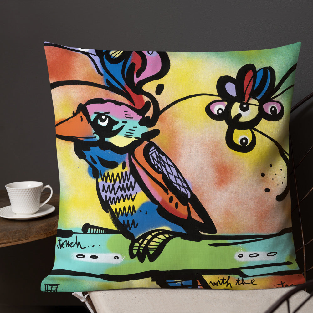 In Touch With The Eternal – Lebo Premium Throw Pillow